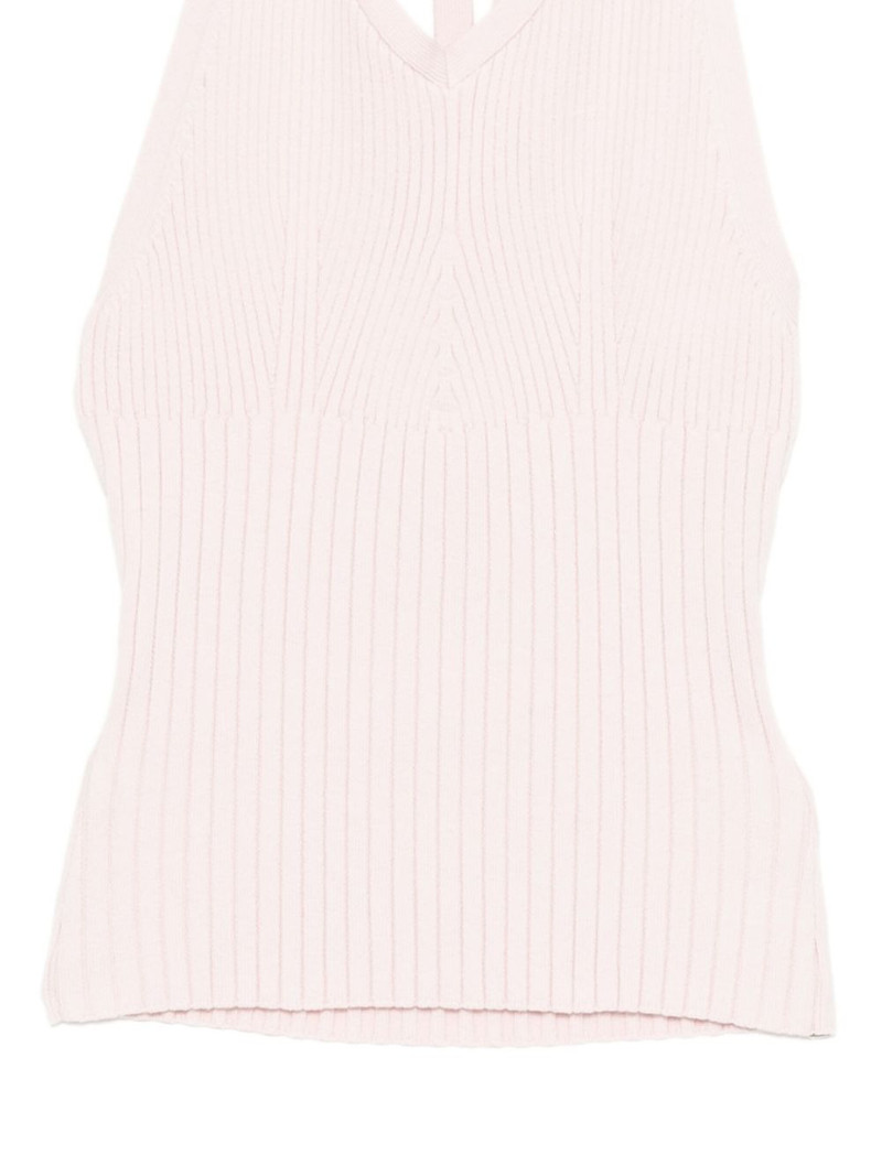Delia ribbed halter top 3