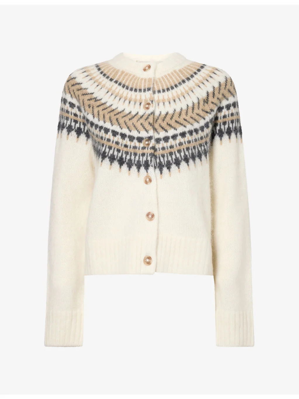 Barbour Pauline Fair Isle Cardigan - 1