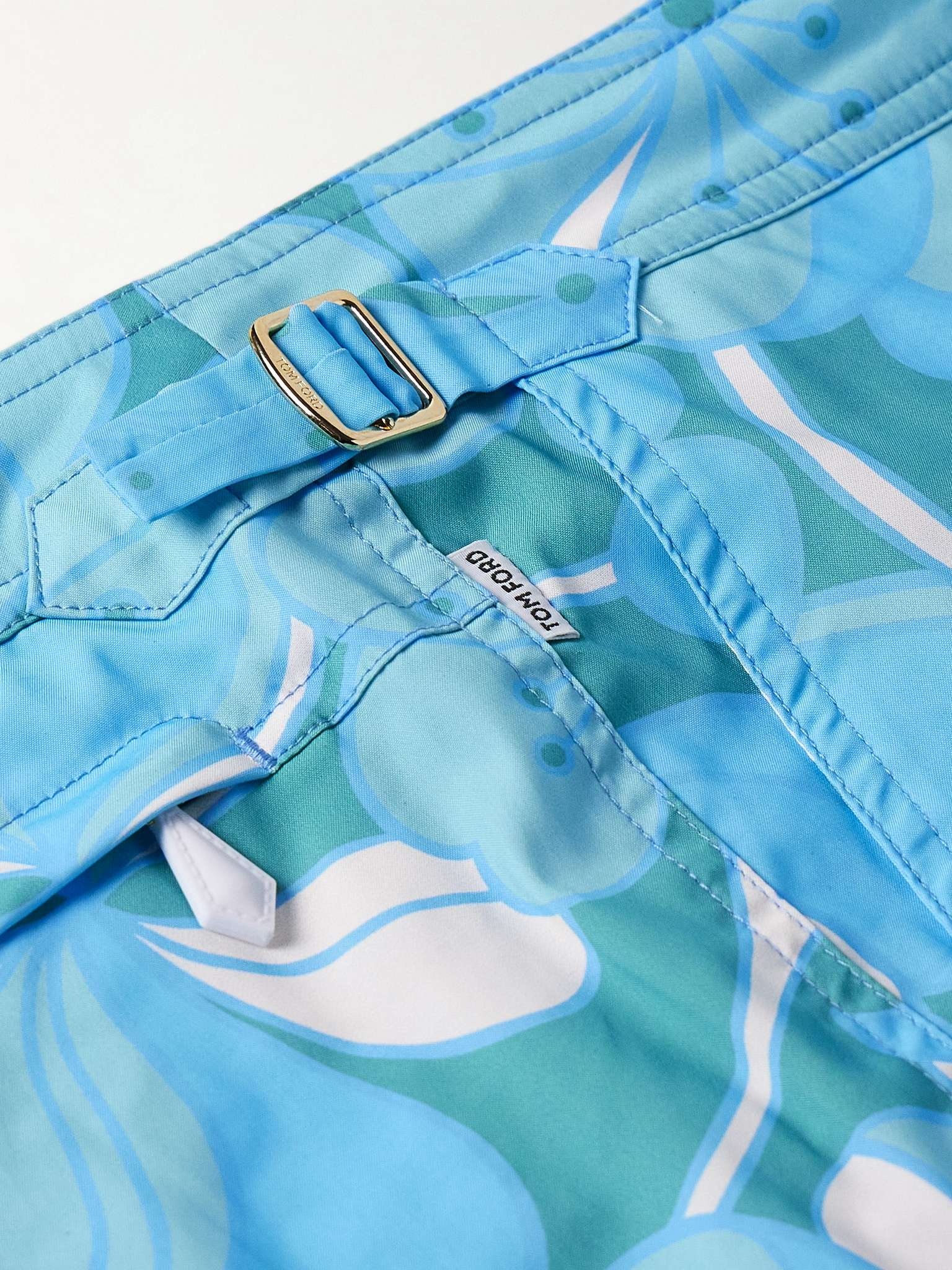 Slim-Fit Short-Length Floral-Print Swim Shorts - 4