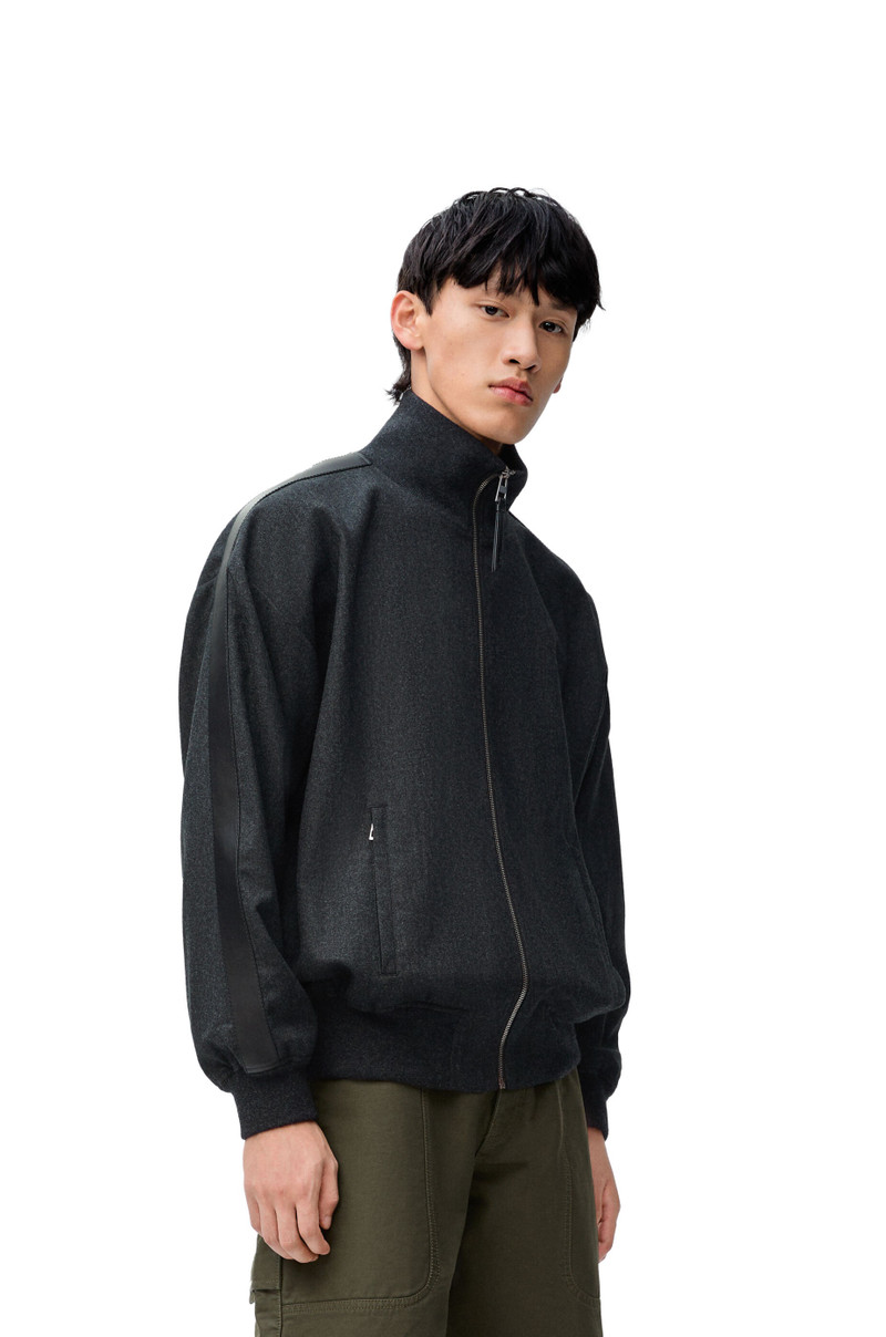 Tracksuit jacket in wool and cashmere 3