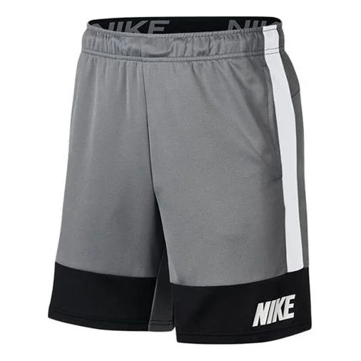 Nike Dri-Fit 시리즈 Contrasting 색깔 스포츠 반바지 회색 CU3468-084 - 1