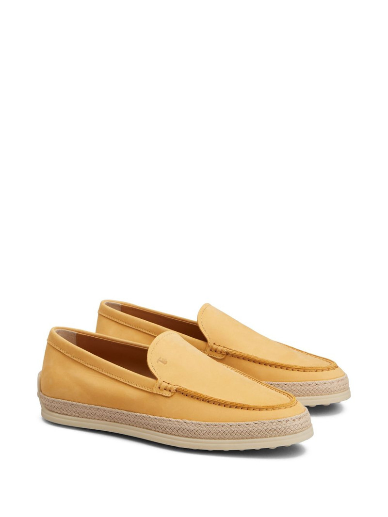 Tod's rope-trim loafers outlook