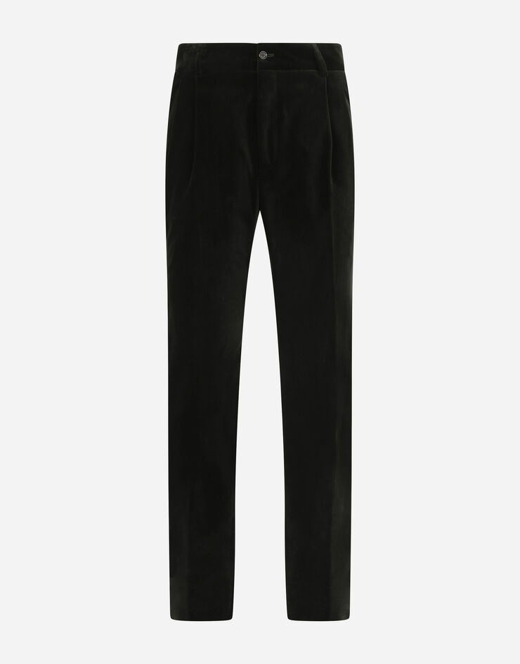 Stretch velvet pants - 3