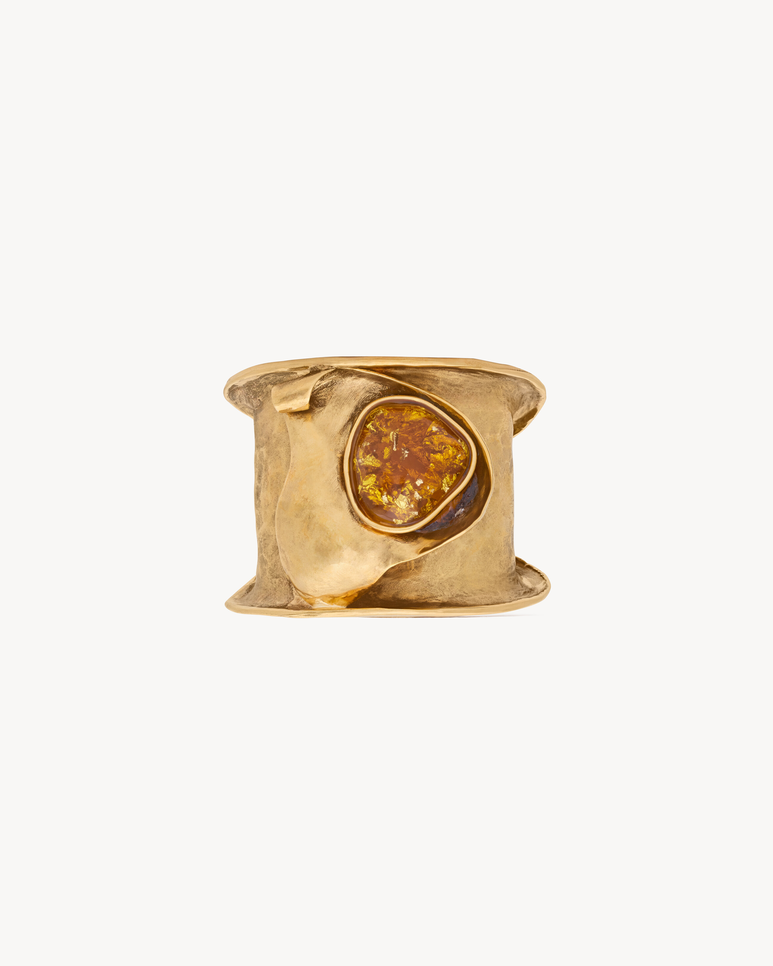 PETAL CUFF IN RESIN AND METAL - 4
