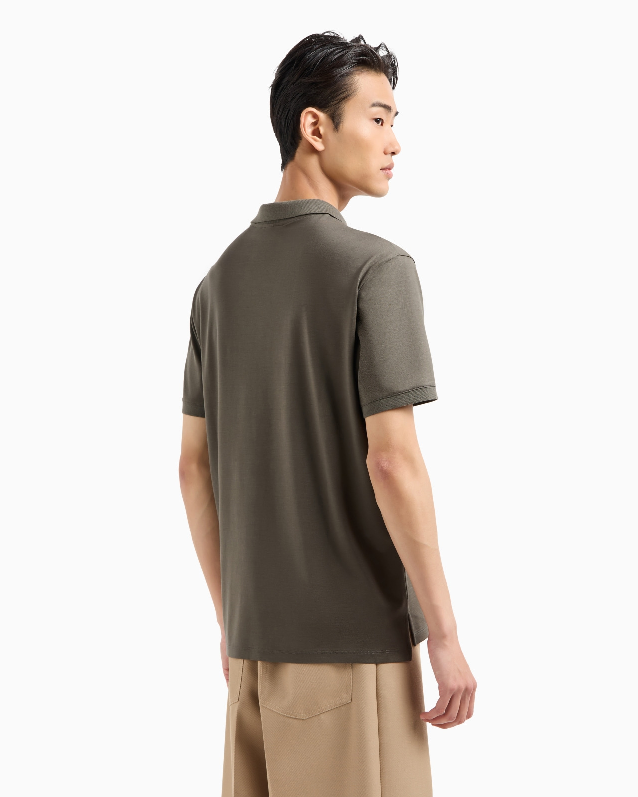 ASV Lyocell-blend jersey polo shirt - 3