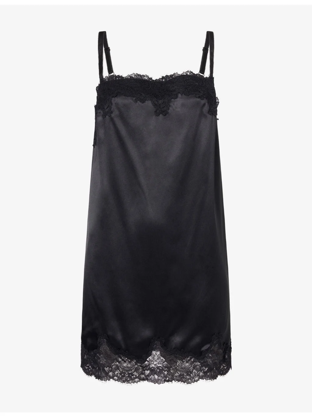 Emma-Rose Slip Silk Mini Dress - 1