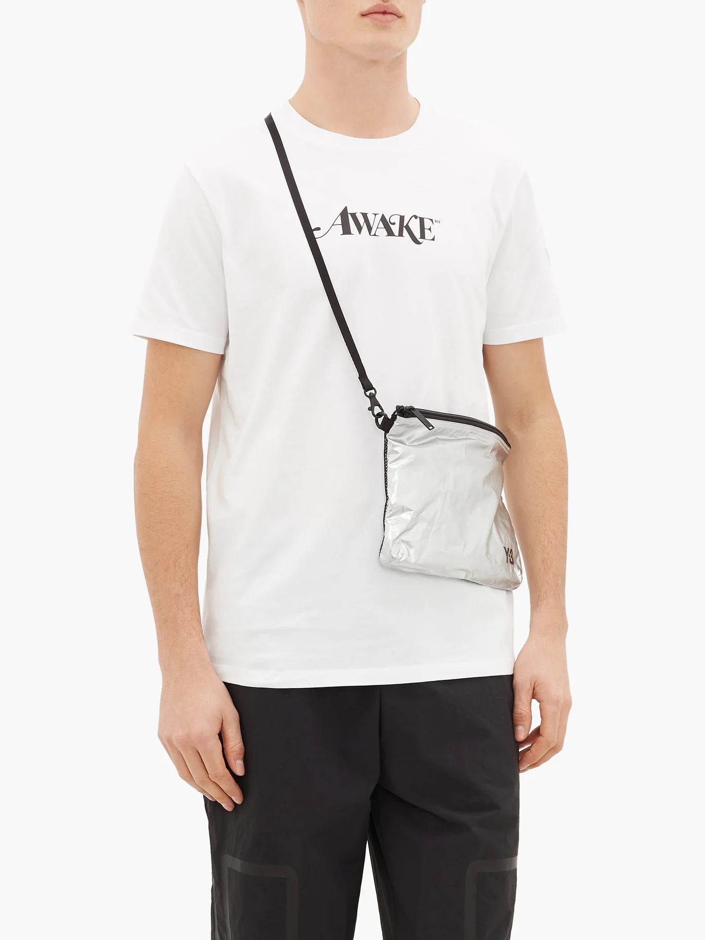 X Awake NY logo-print cotton-jersey T-shirt - 6