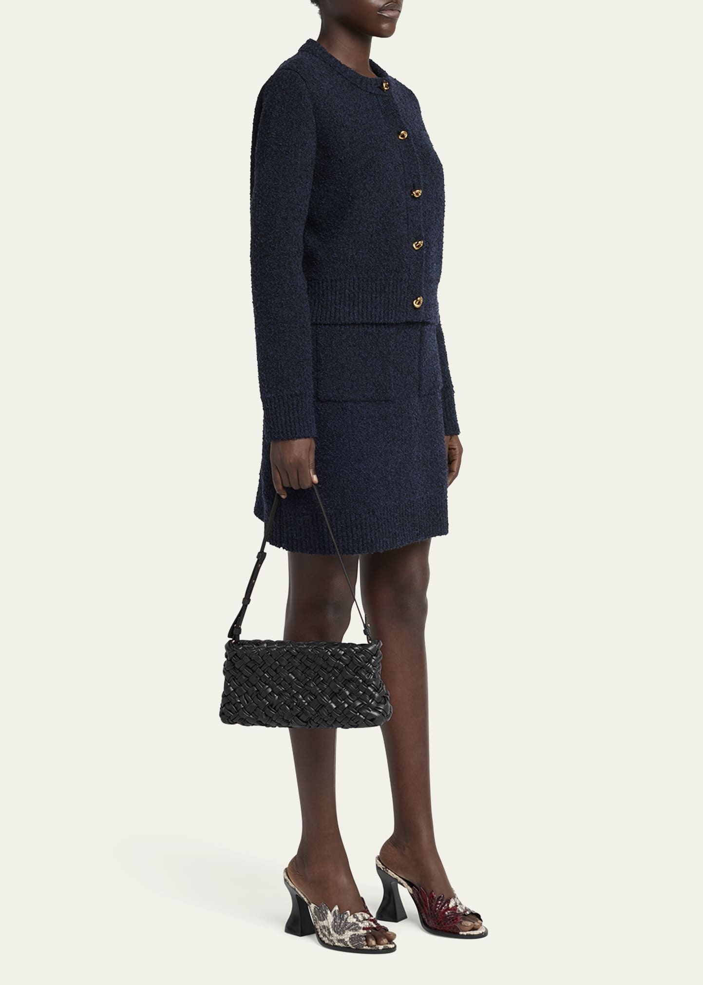 Kalimero Leather Shoulder Bag - 6