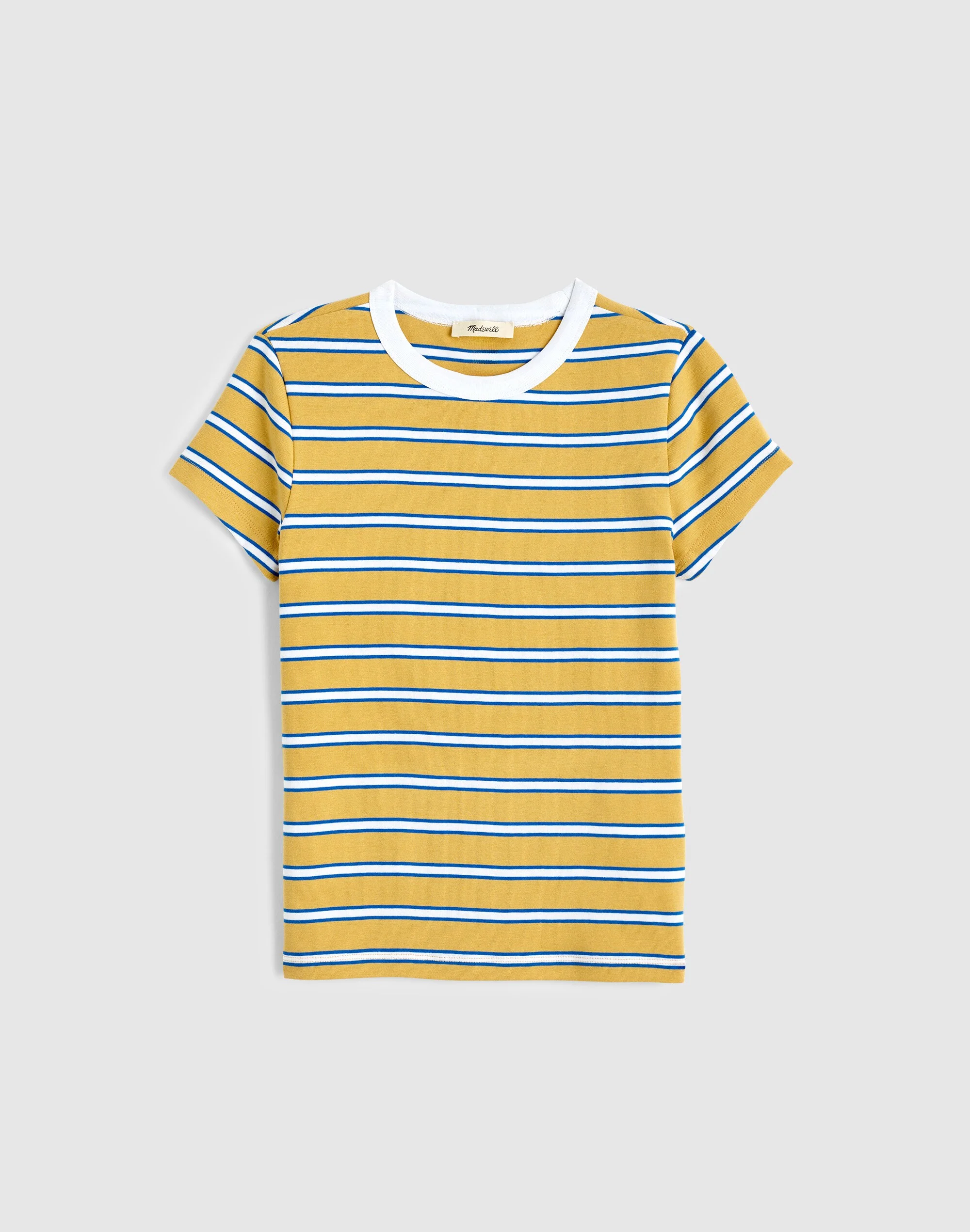 The '90s Crewneck Tee in Compact Cotton - 1
