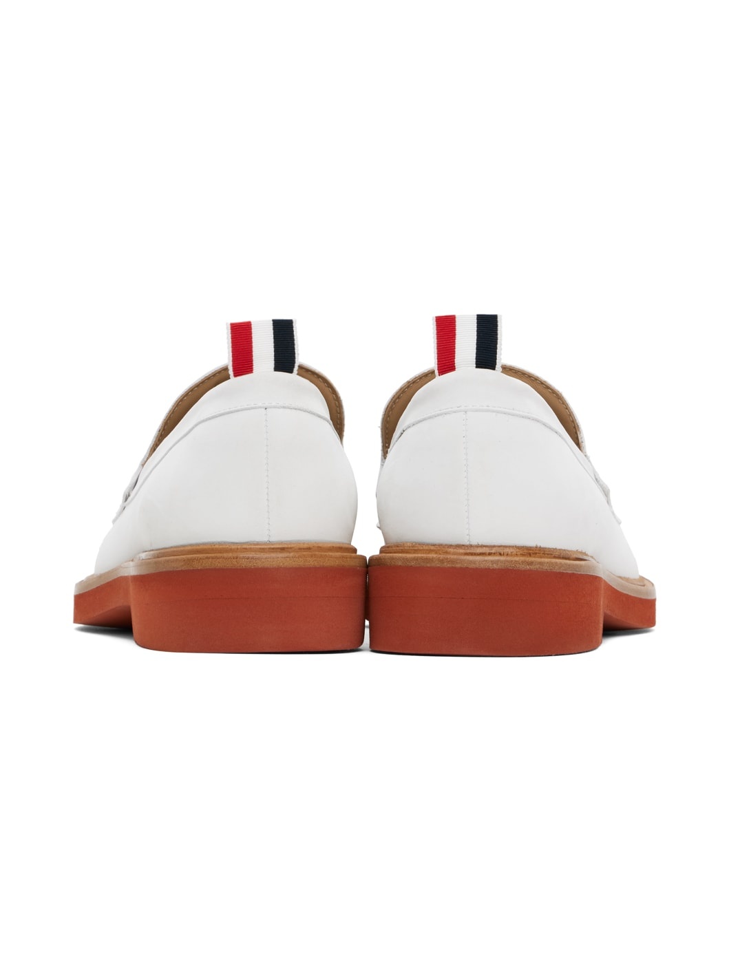 White Suede Tassel Loafers - 2