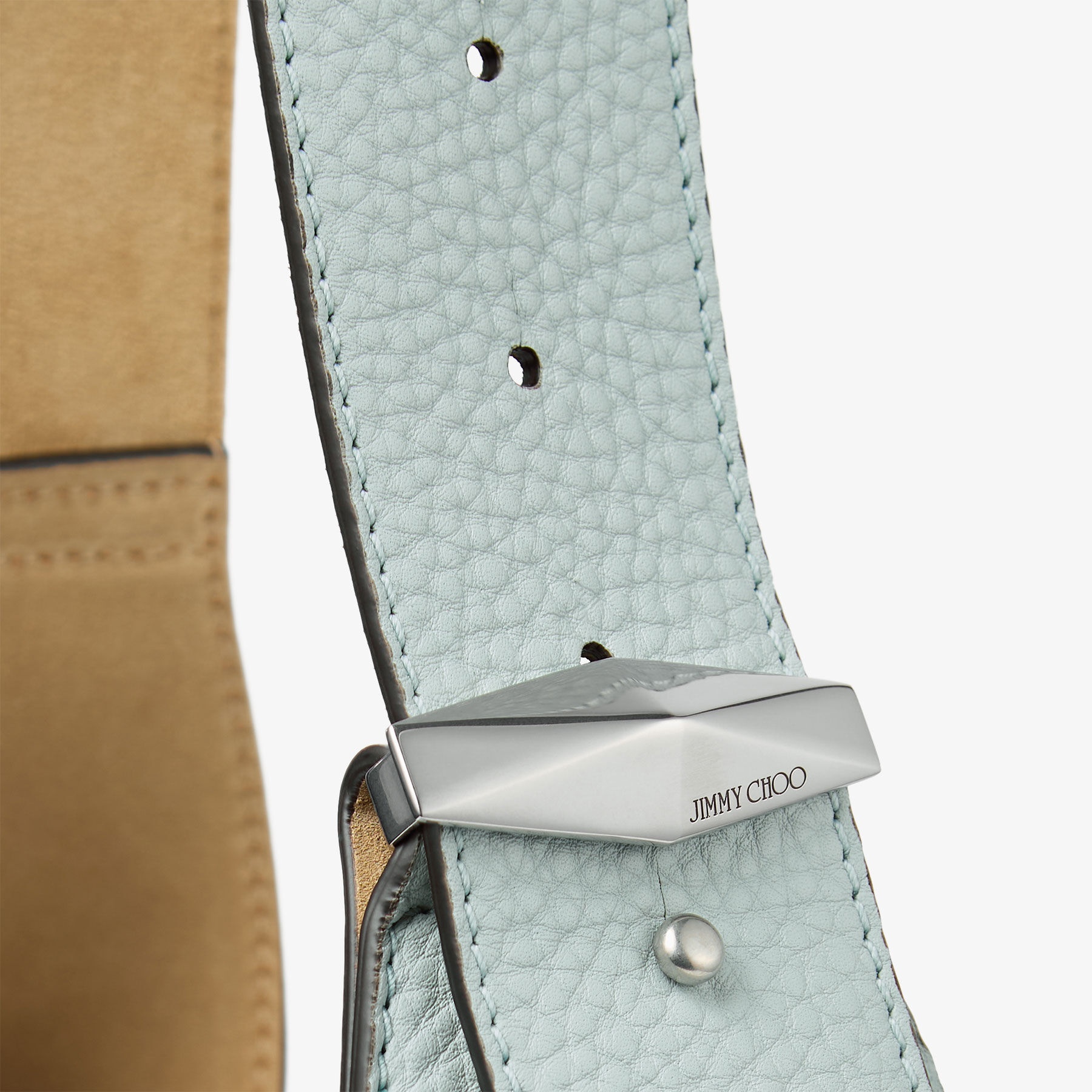 Diamond Hobo S
Light Verde Leather Shoulder Bag - 3