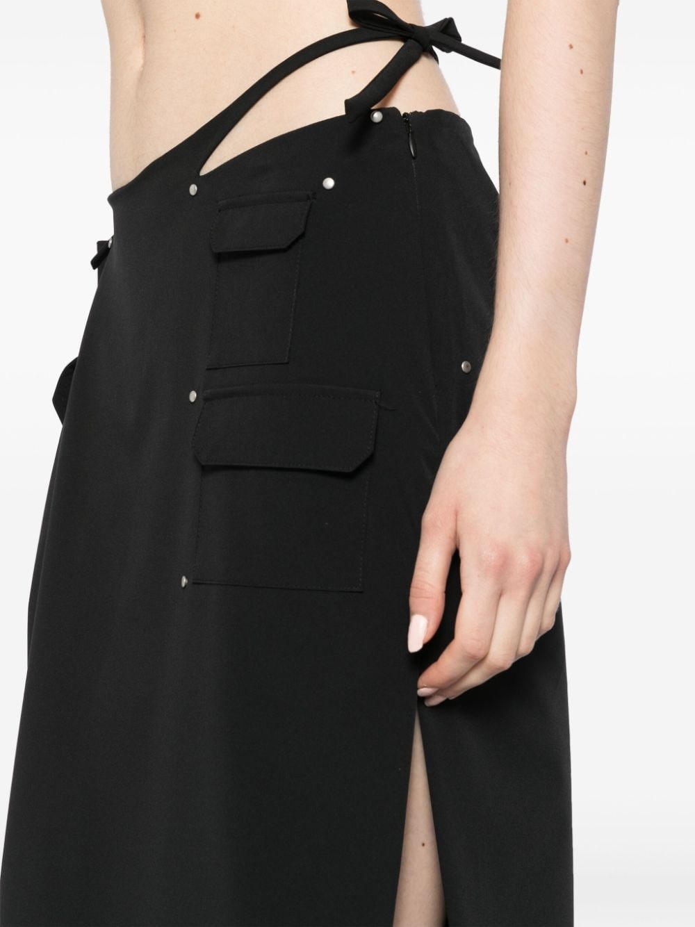 tie-fastening skirt - 5