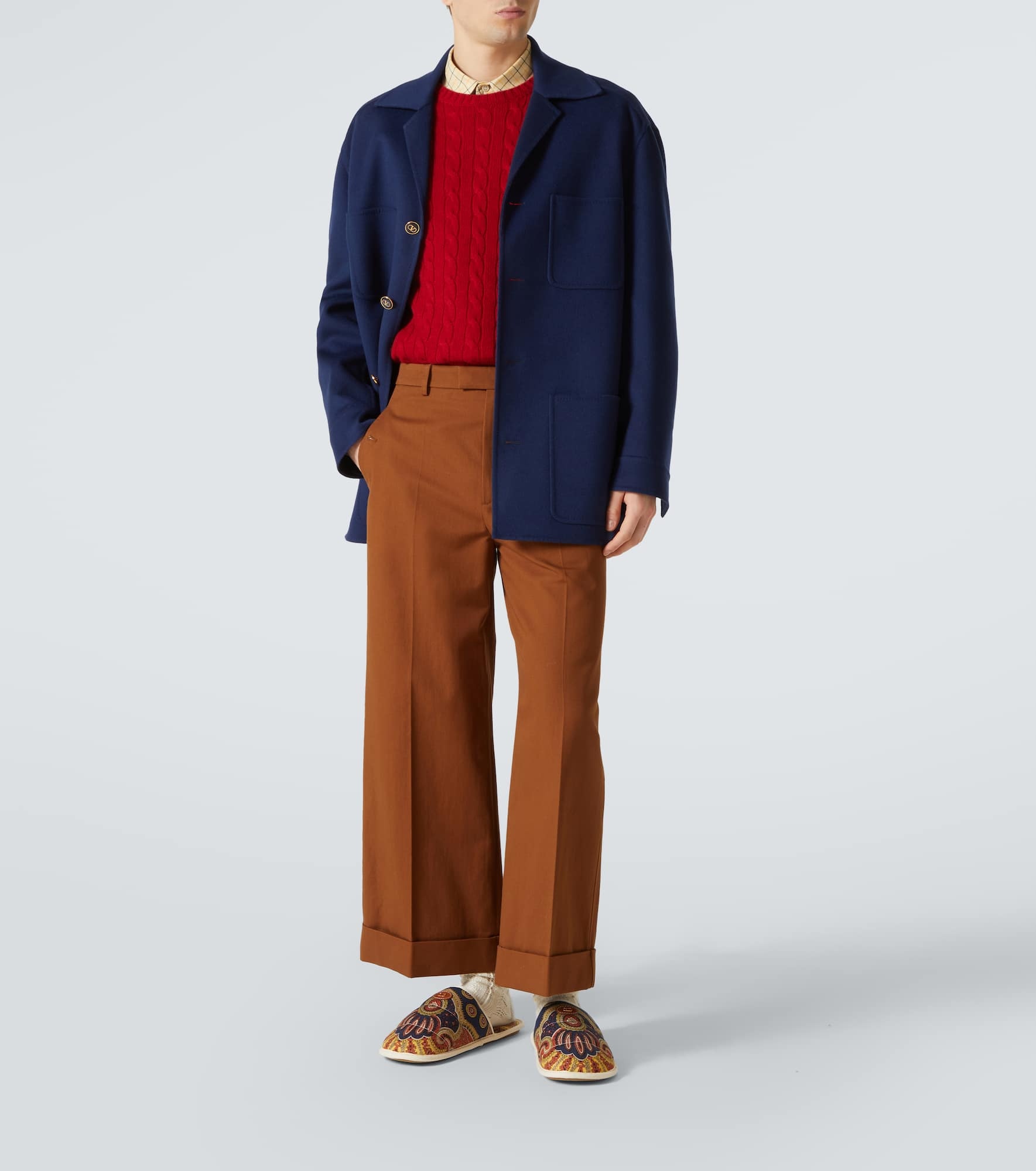Wool and cashmere overshirt - 2