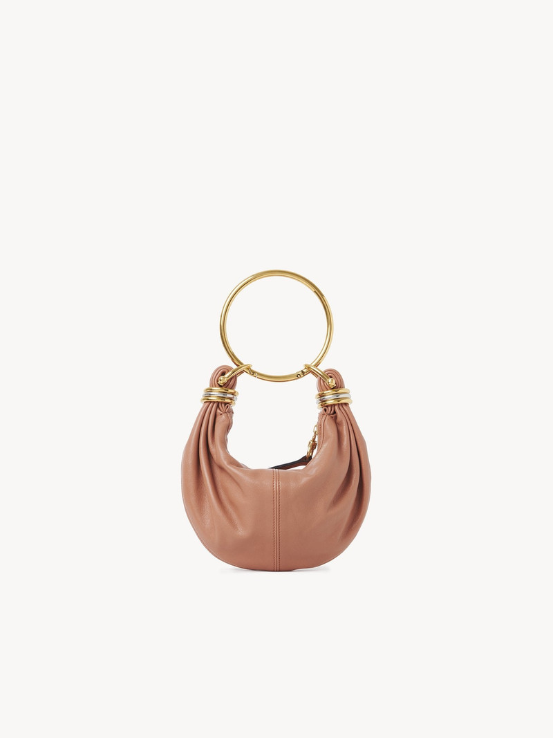 MINI BRACELET HOBO BAG IN GRAINED LEATHER 1