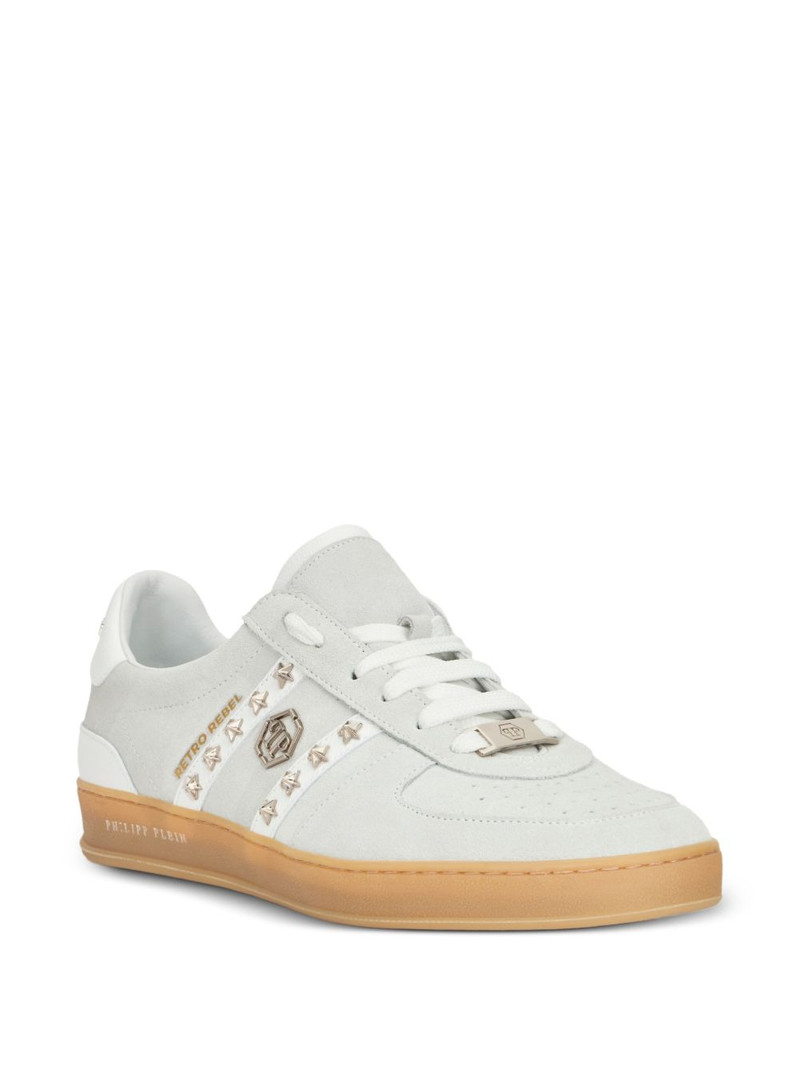 PHILIPP PLEIN Retro Rebel star embellished low-top sneakers outlook