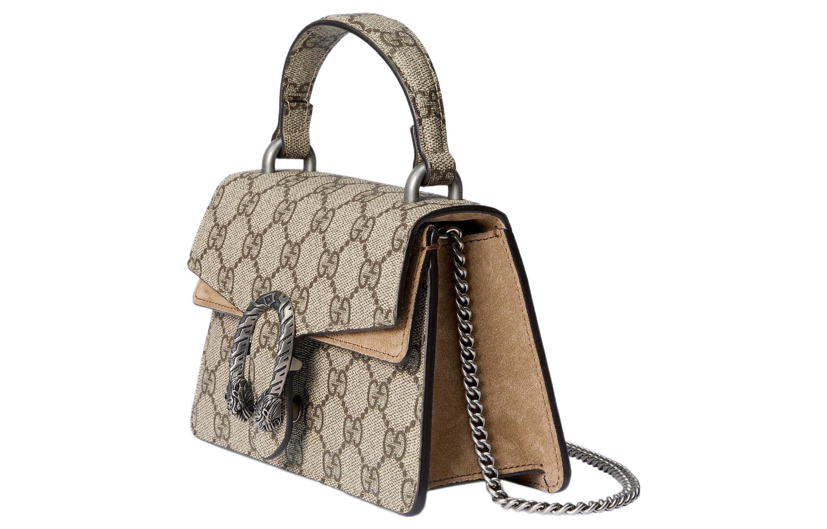 (WMNS) Gucci Dionysus Mini Top Handle Bag 'Beige Ebony' 752029-KHNRN-8642 - 2