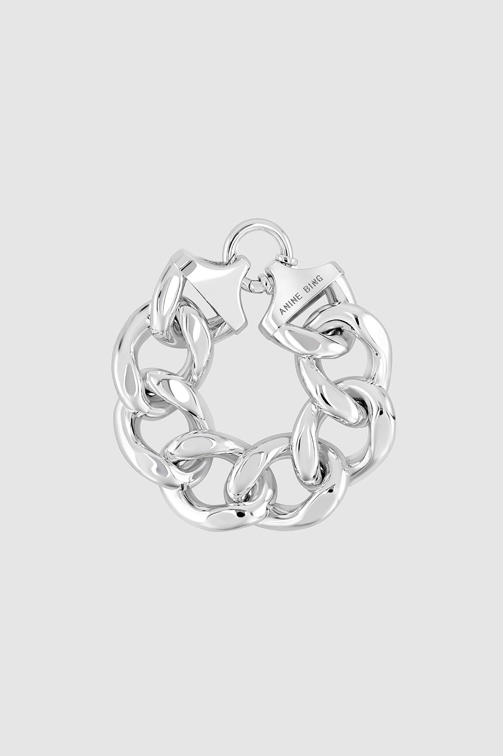 Chunky Chain Bracelet - Silver - 1