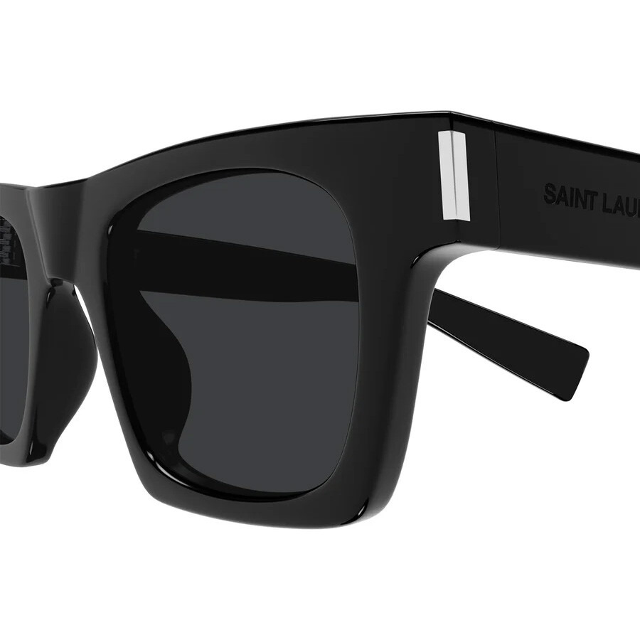 Saint Laurent Grey Square Men's Sunglasses SL 719 001 47 - 3