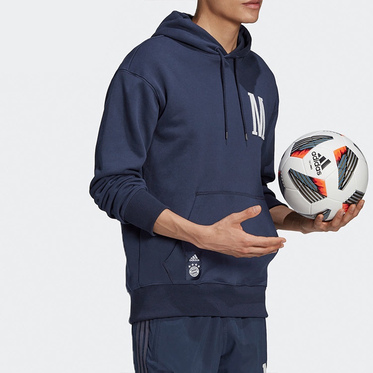adidas FCB SSP Bayern Munich Soccer/Football Sports Pullover Navy Blue FR3986 - 5