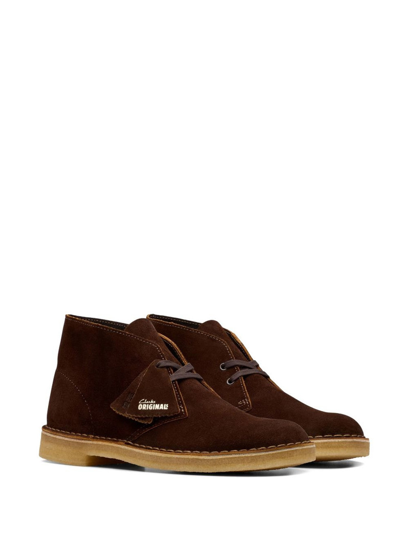 Clarks Originals desert suede lace-up shoes outlook