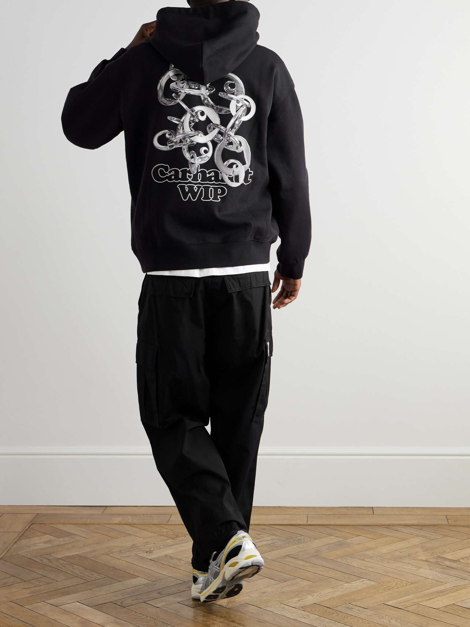 Logo-Print Cotton-Blend Jersey Hoodie - 2