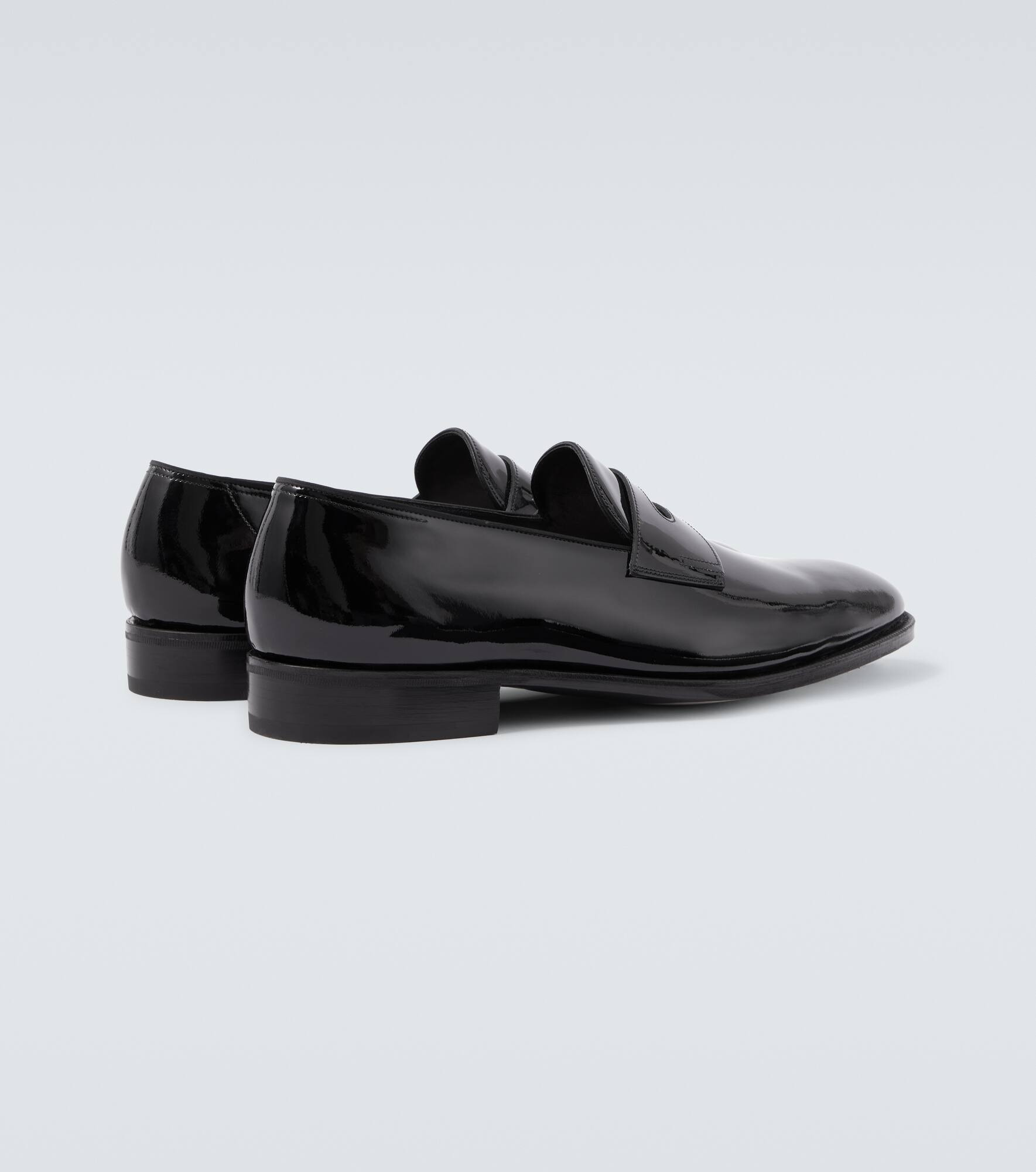 Jamie patent leather penny loafers - 6