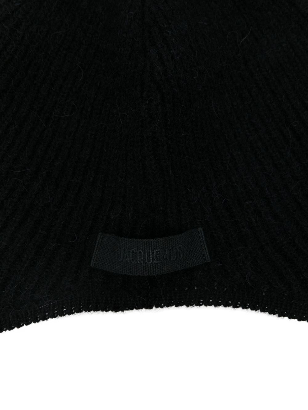 ribbed-knit balaclava hat - 2