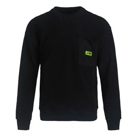 Converse Slogan Long-sleeve Round-neck Sweater Men Black 10019956-A01 - 1