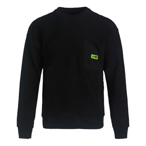 Converse Slogan Long-sleeve Round-neck Sweater Men Black 10019956-A01 - 1
