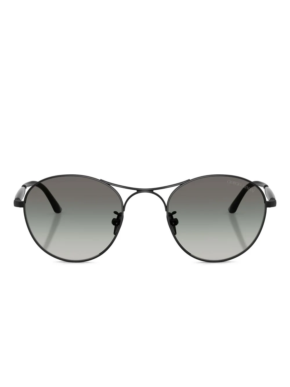 round-frame gradient sunglasses - 1