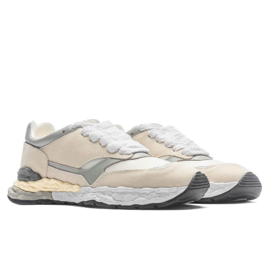 GEORGE OG SOLE MIX MATERIAL LOW TOP - WHITE - 2