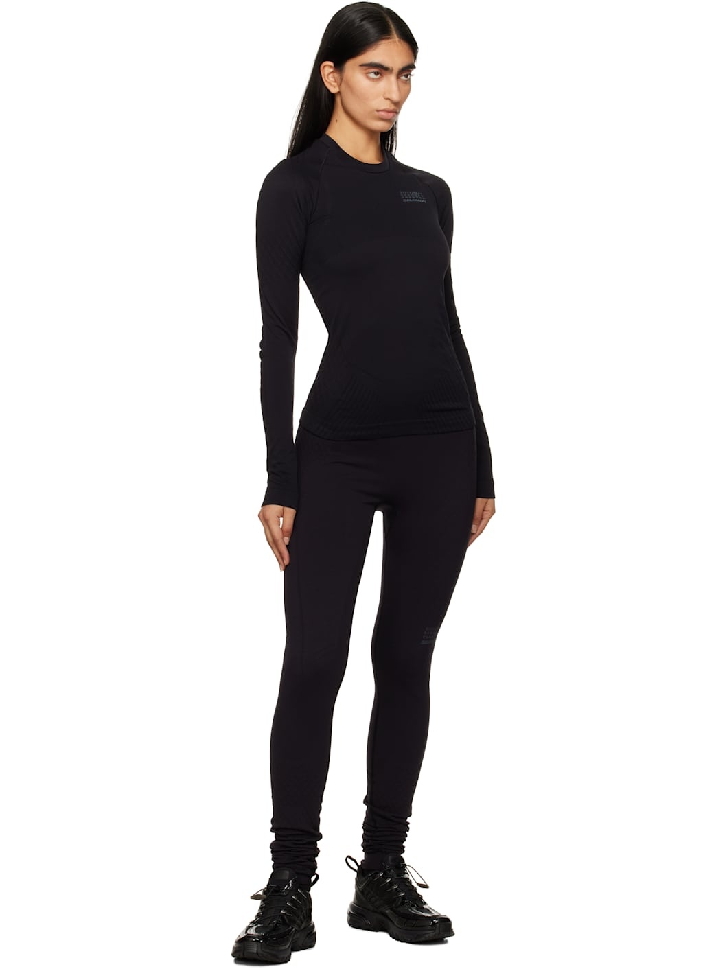 Black Salomon Edition Jacquard Long-Sleeved T-shirt - 4