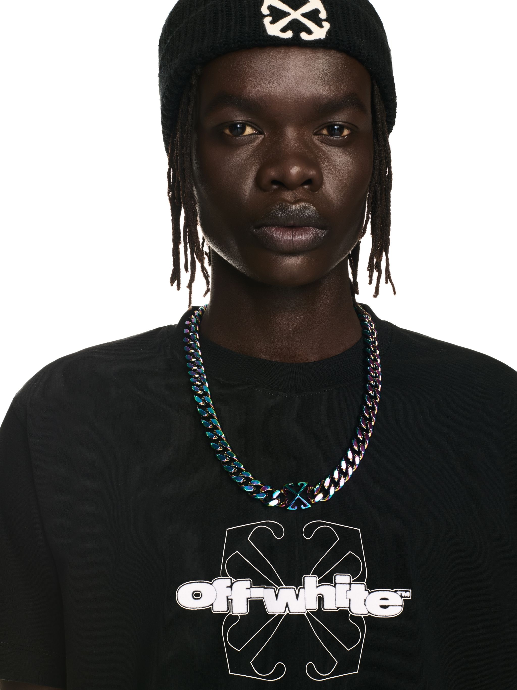 Black Flock Arrow Slim S/s Tee - 5