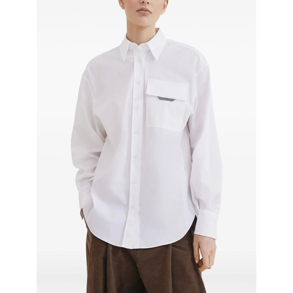 Brunello Cucinelli White Tops - Shirts Women - 6