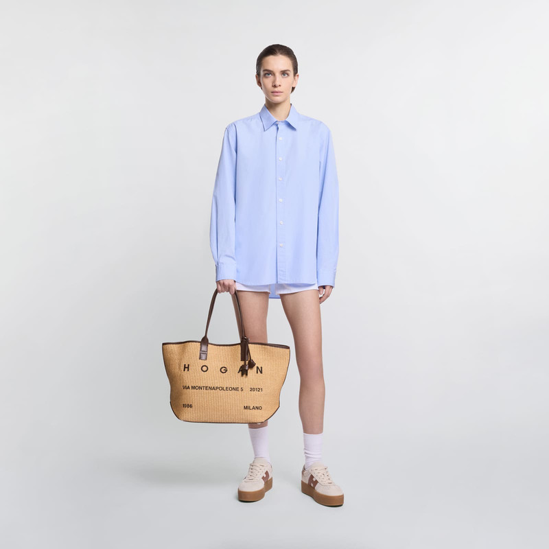 Hogan Script Shopping Bag Medium 7