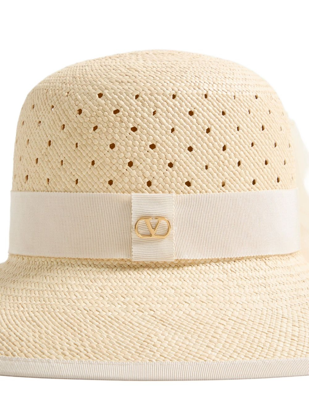 VLogo Signature bow-detail hat - 4