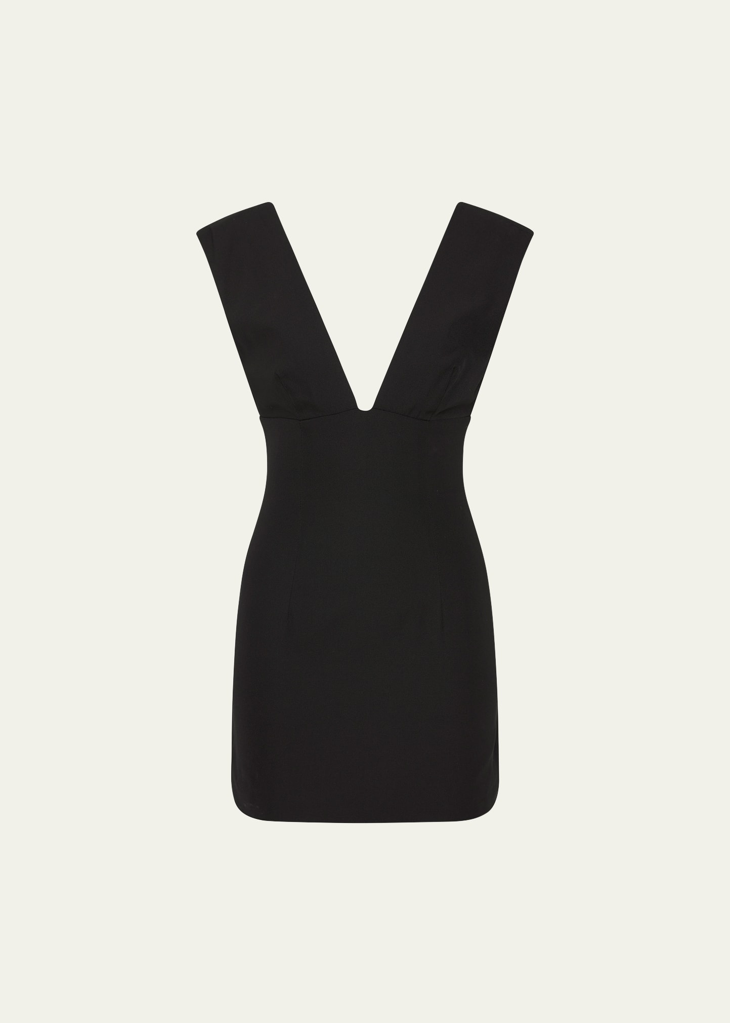 Plunge Mini Dress - 1