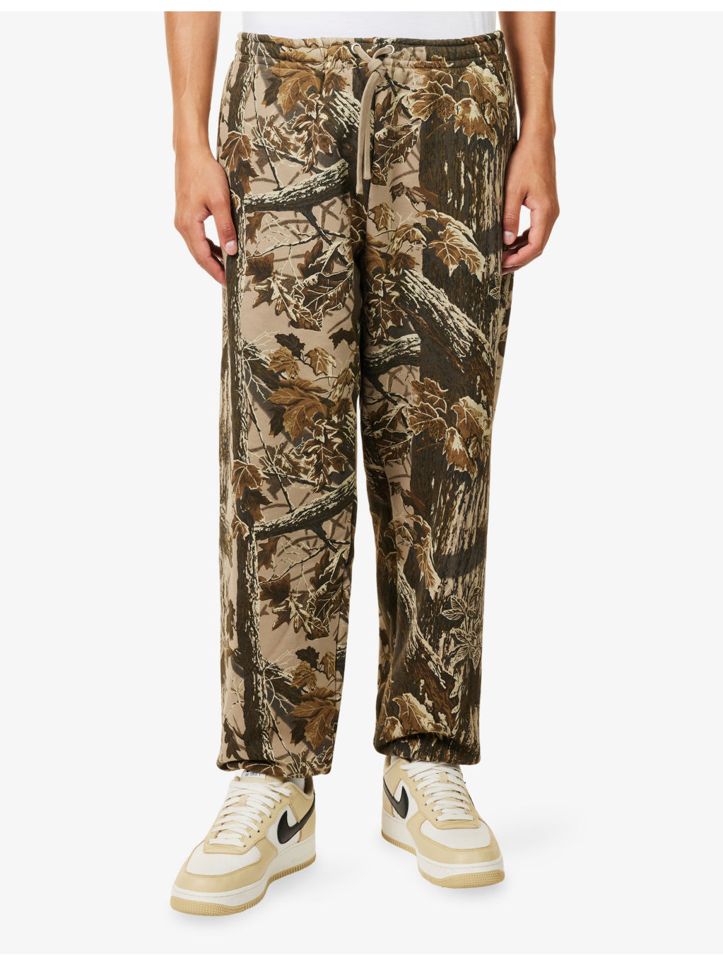 Relaxed-Fit Graphic-Print Cotton Jogging Bottoms - 3