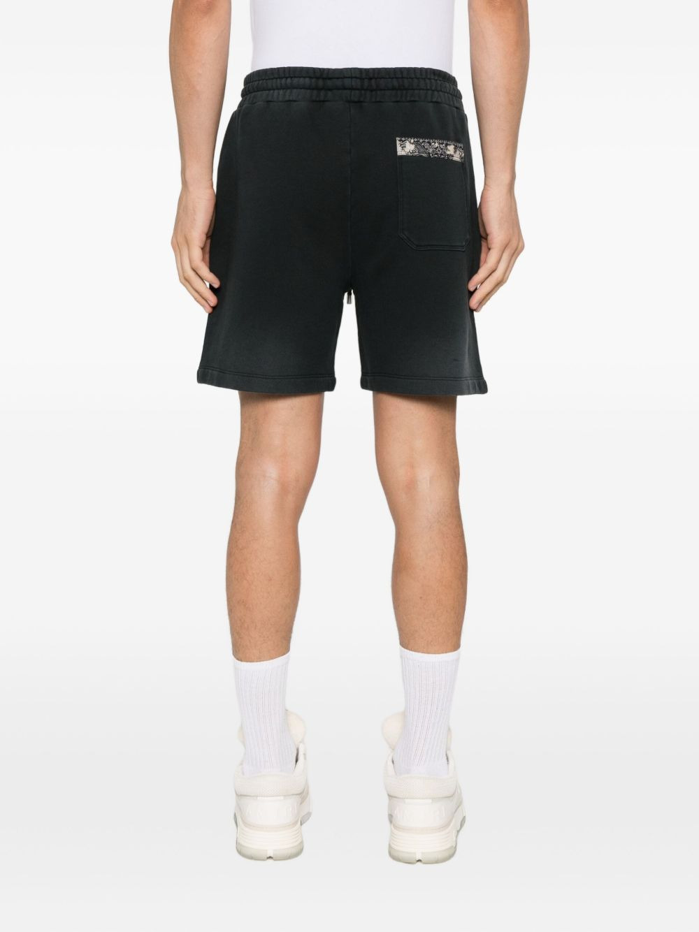 drawstring-detail panelled shorts - 4