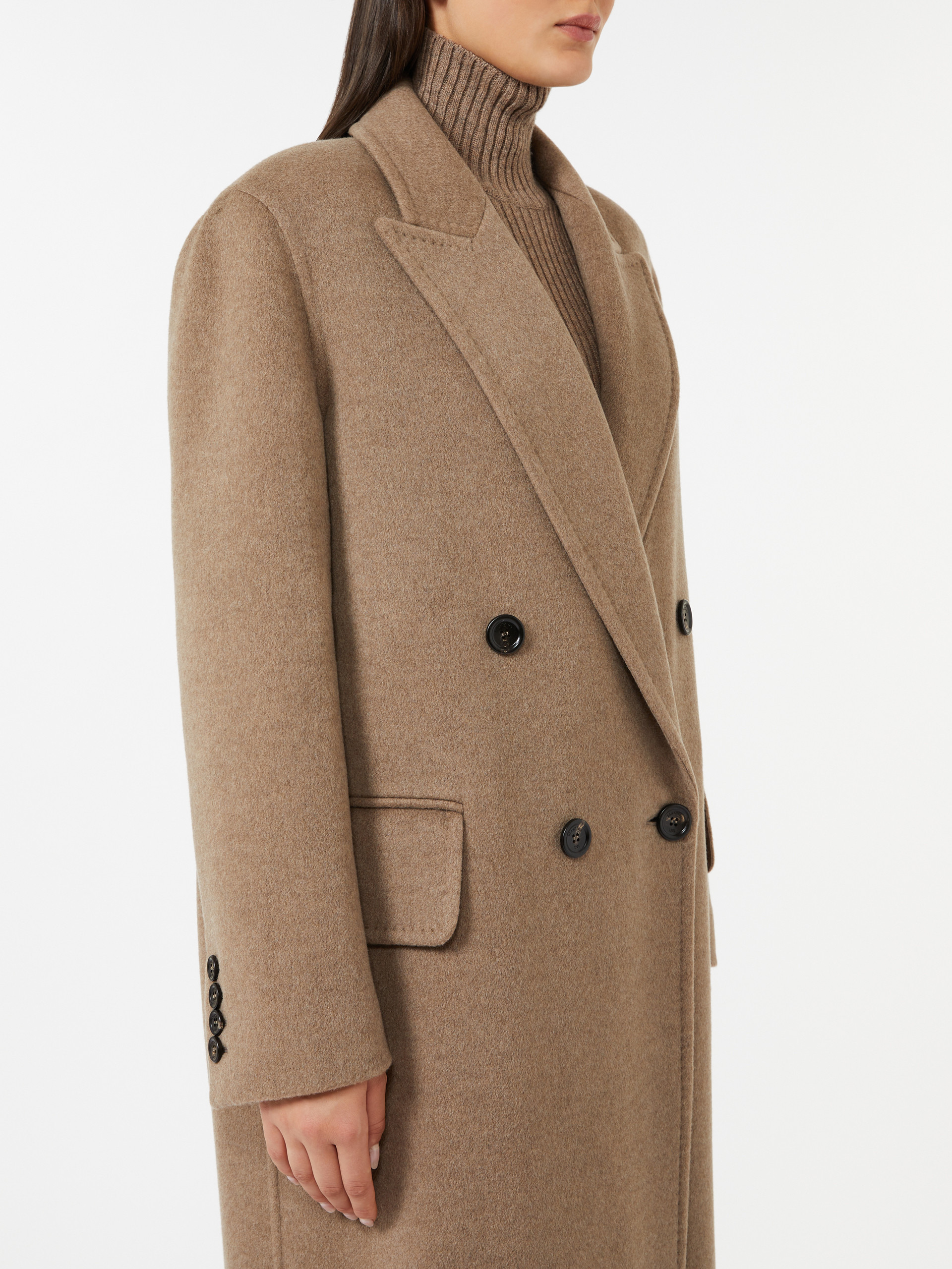 ARMONIA1234 Cashmere broadcloth coat - 5