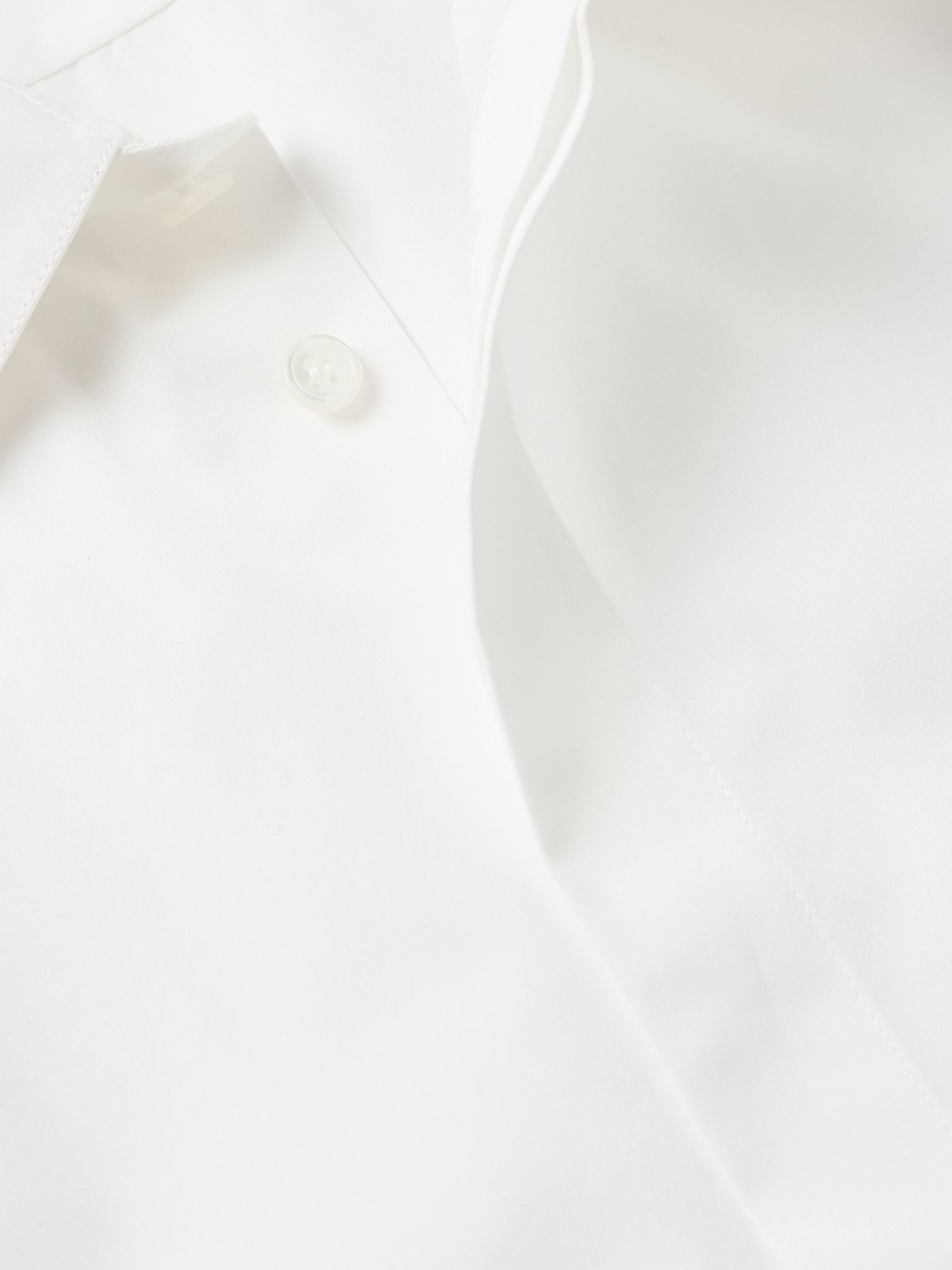 Cotton-Poplin Shirt White - 5