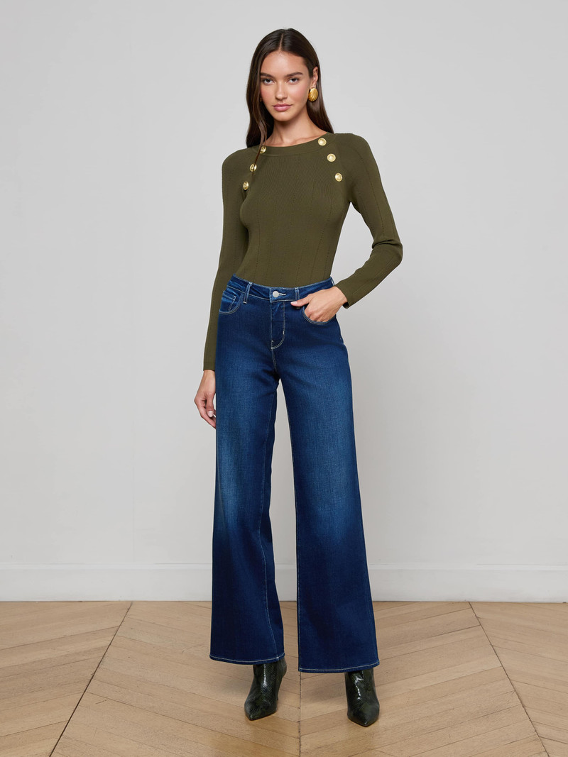 L'AGENCE Alicent Wide-Leg Jean outlook