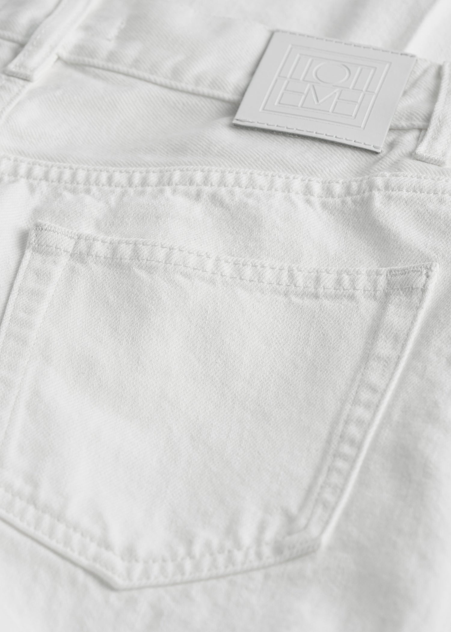 Wide leg denim white - 6