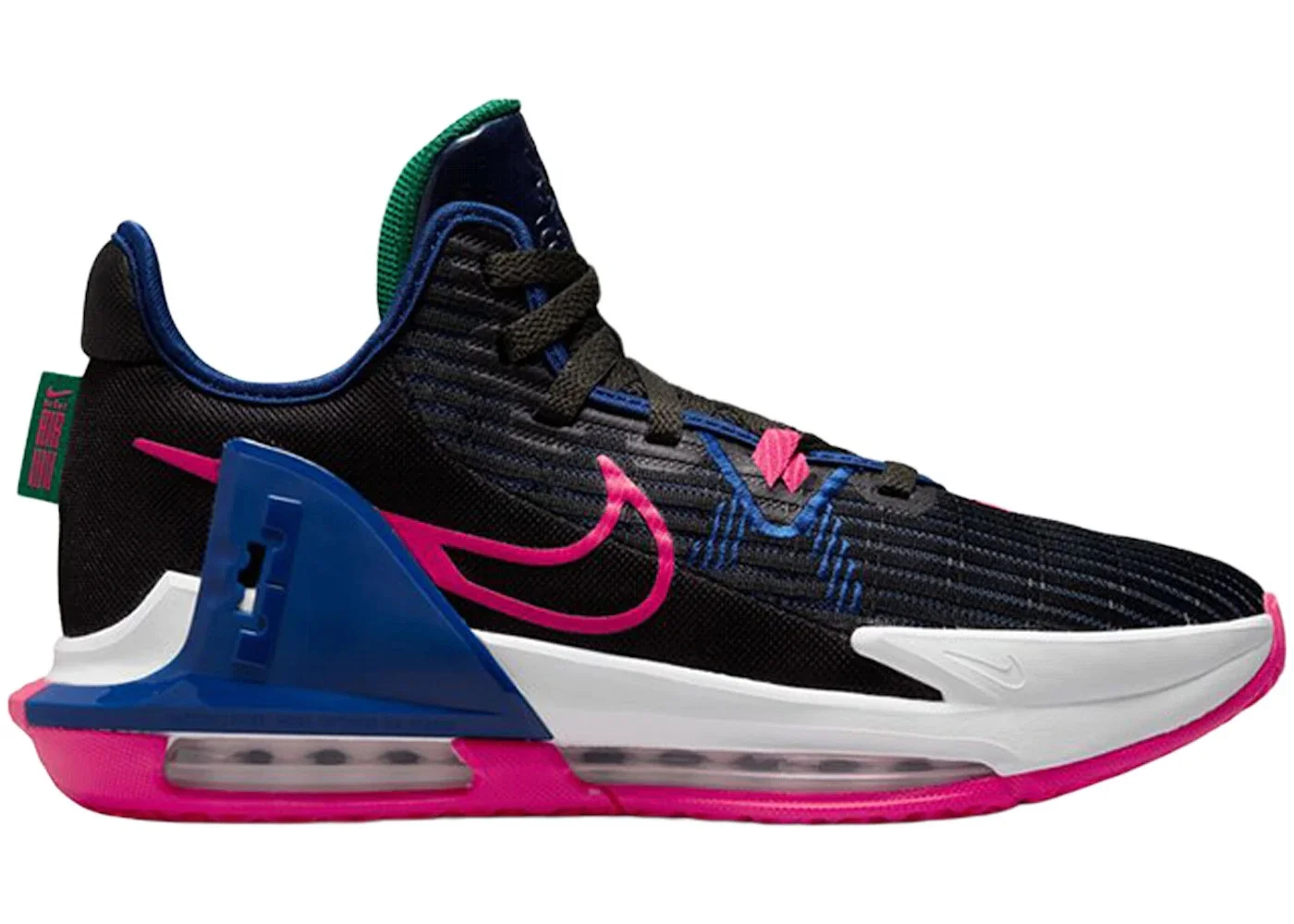 Nike LeBron Witness 6 Black Deep Royal Blue - 1