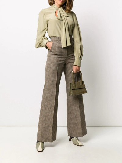 Chloé front tie fastening blouse outlook