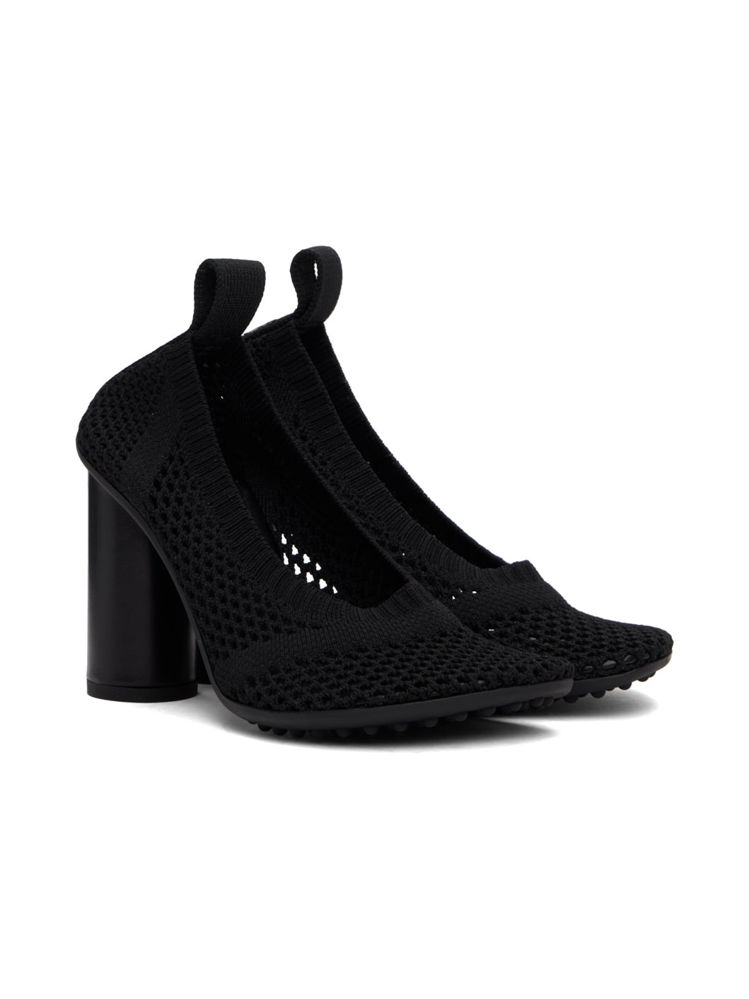 Black Atomic Pump Heels - 4
