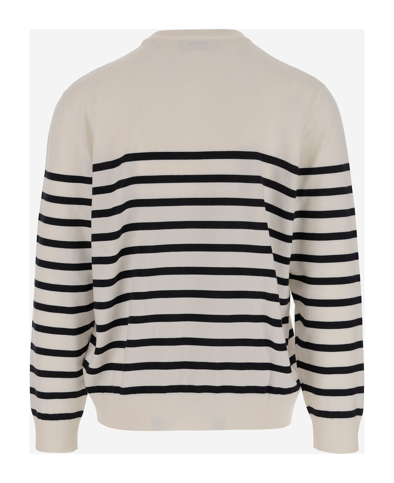 Wool Sweater With Striped Pattern - 2