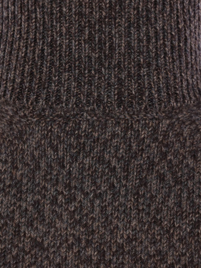 ribbed high-neck cashmere sweater 4