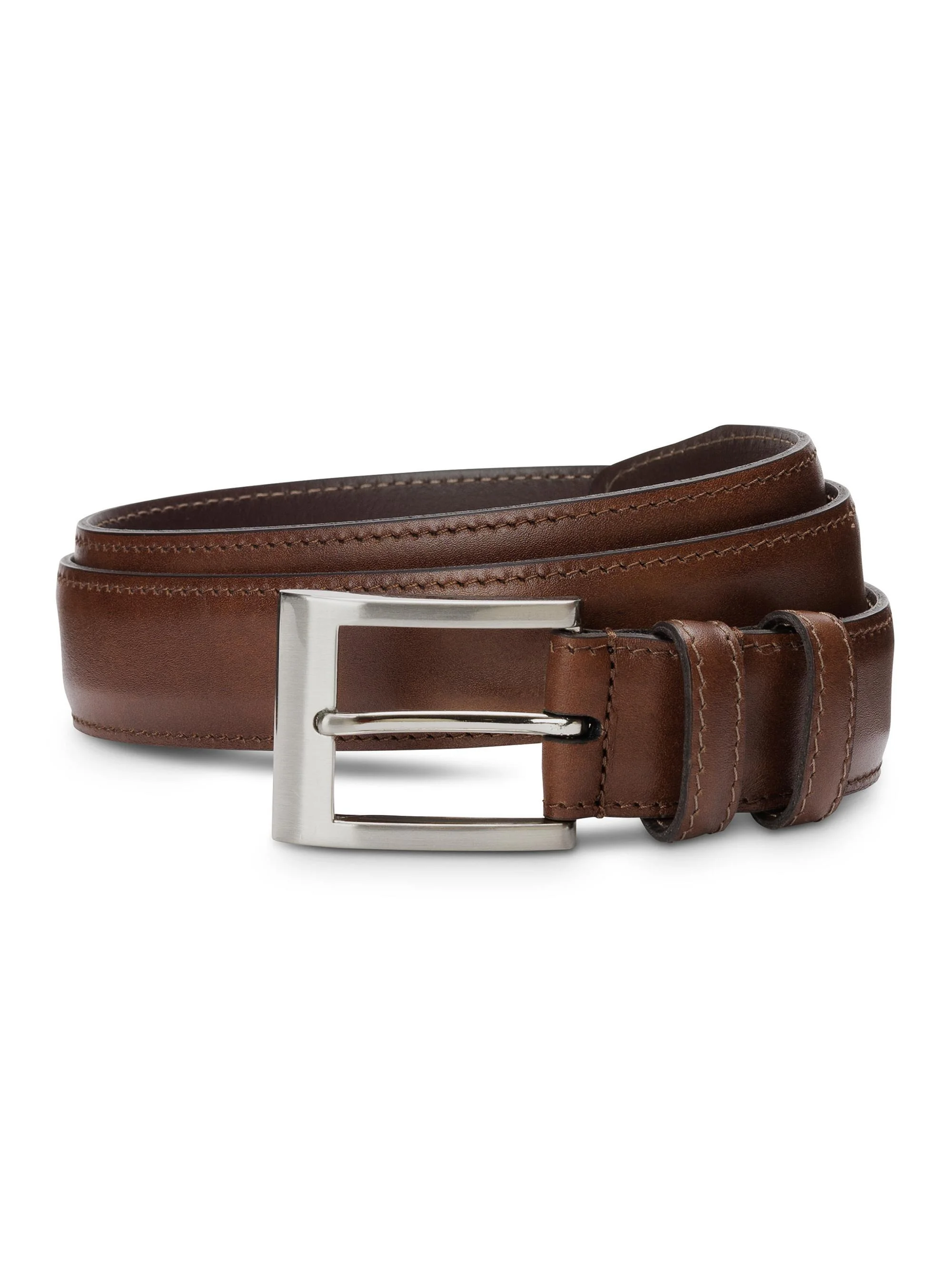 Men's Leather Belt - Chili - 1