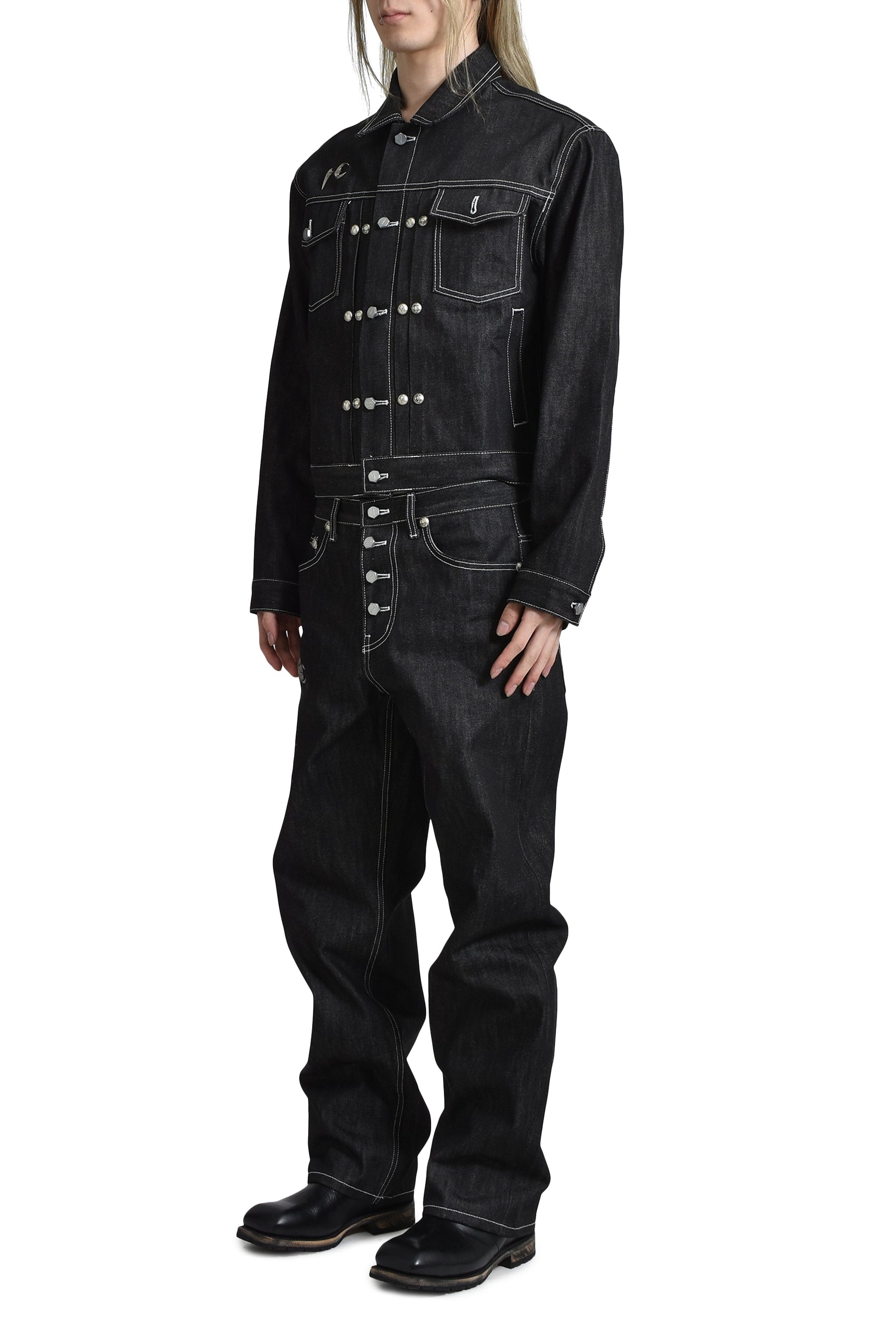LAND WARFARE DENIM JACKET / BLK - 4